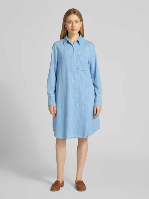 Sukienka jeansowa o linii a z czystej bawełny Marc O'Polo
