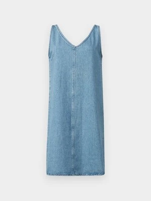 Sukienka jeansowa Only niebieski denim