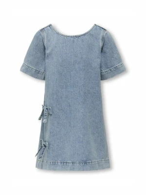 Sukienka jeansowa ONLY GIRLS niebieski denim