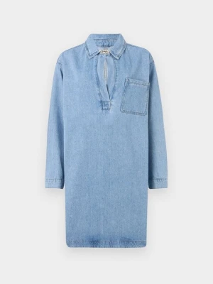 Sukienka jeansowa Only jasnoniebieski denim