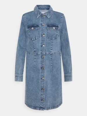 Sukienka jeansowa Only jasnoniebieski denim