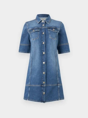 Sukienka jeansowa Only niebieski denim