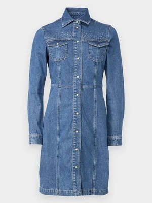 Sukienka jeansowa Pepe Jeans niebieski denim