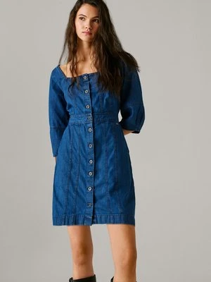 Sukienka jeansowa Pepe Jeans niebieski denim