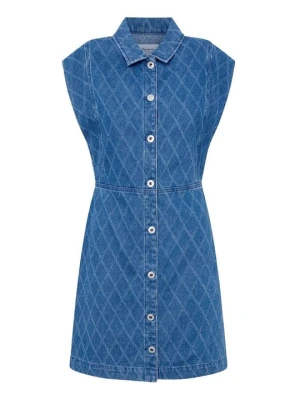 Sukienka jeansowa Pepe Jeans niebieski denim