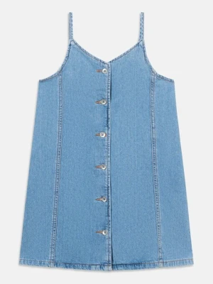Sukienka jeansowa Roxy niebieski denim