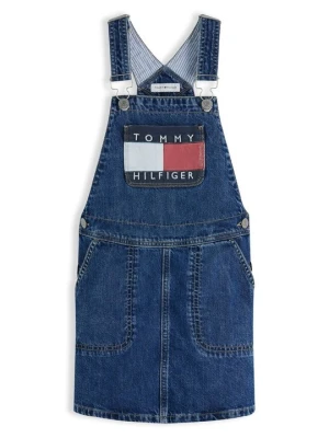 Sukienka jeansowa Tommy Hilfiger niebieski denim
