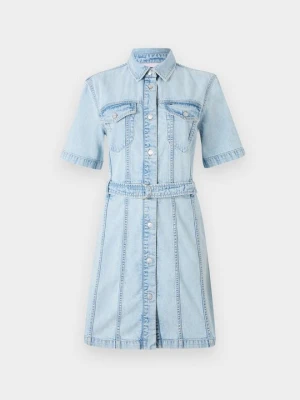 Sukienka jeansowa Tommy Jeans jasnoniebieski denim