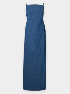 Sukienka jeansowa Topshop ciemnoniebieski