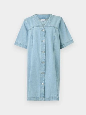 Sukienka jeansowa Vero Moda jasnoniebieski denim