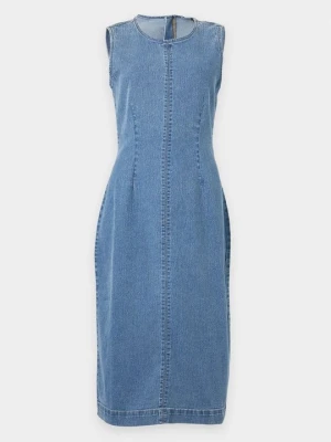 Sukienka jeansowa Vero Moda niebieski denim