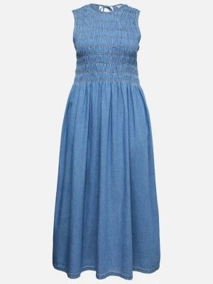 Sukienka jeansowa Vero Moda niebieski denim