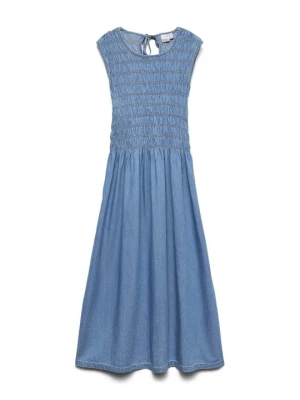 Sukienka jeansowa Vero Moda niebieski denim