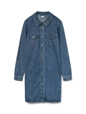 Sukienka jeansowa Vero Moda niebieski denim