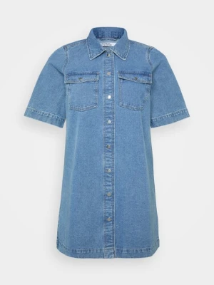 Sukienka jeansowa Vero Moda niebieski denim