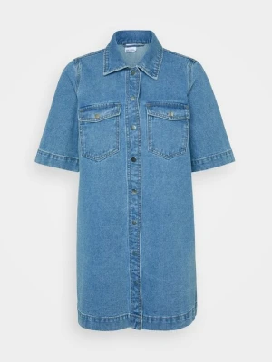 Sukienka jeansowa Vero Moda niebieski denim