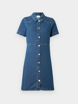 Sukienka jeansowa Vero Moda niebieski denim