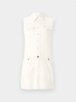Sukienka jeansowa Wrangler mleczny