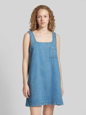 Sukienka jeansowa z kieszenią na piersi Tom Tailor Denim