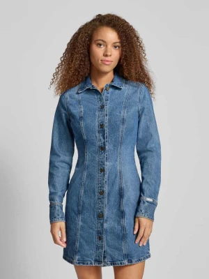 Sukienka jeansowa z listwą guzikową Guess Jeans