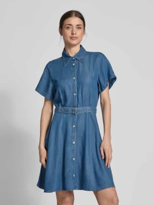 Sukienka jeansowa z paskiem ‘Kastami’ HUGO