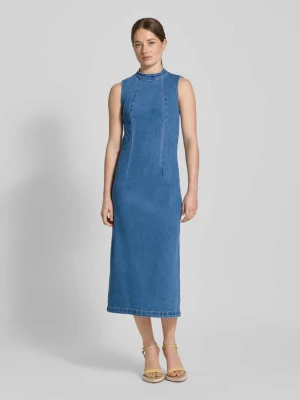 Sukienka jeansowa ze stójką model ‘WINONA’ Vila