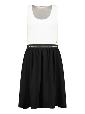 Canadian Peak Sukienka "Jodieak" w kolorze biało-czarnym rozmiar: XXL