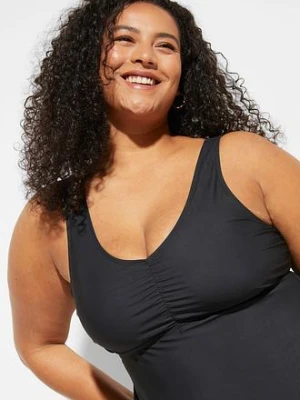 Sukienka kąpielowa shape z dekoltem w serek, średni stopień modelowania sylwetki bonprix