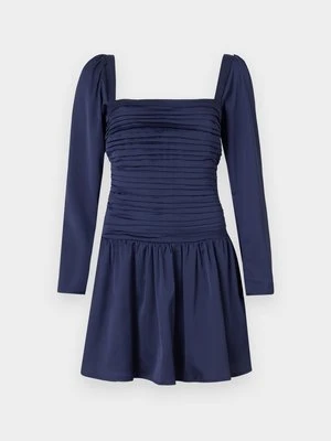 Sukienka koktajlowa Abercrombie & Fitch granatowy