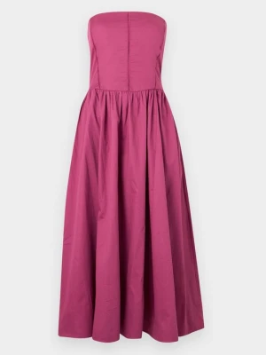 Sukienka koktajlowa Abercrombie & Fitch jasnoróżowy