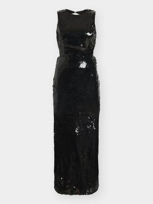 Sukienka koktajlowa bardot czarny