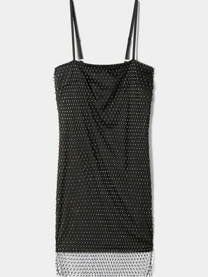 Sukienka koktajlowa Bershka czarny