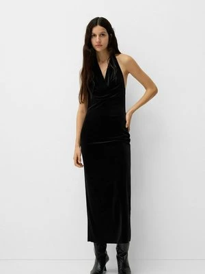 Sukienka koktajlowa Bershka czarny