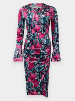 Sukienka koktajlowa Diane Von Furstenberg fioletowy
