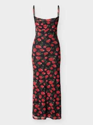Sukienka koktajlowa Gina Tricot czerwony