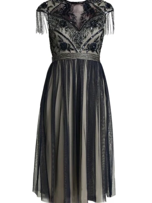 Sukienka koktajlowa Lace & Beads granatowy