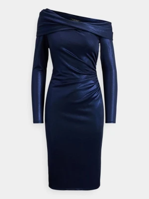 Sukienka koktajlowa Lauren Ralph Lauren granatowy