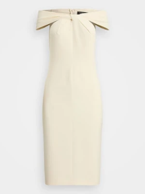 Sukienka koktajlowa Lauren Ralph Lauren mleczny