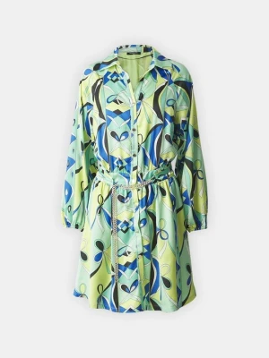 Sukienka koktajlowa MARCIANO BY GUESS oliwkowy