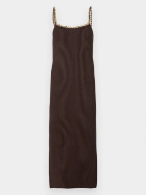 Sukienka koktajlowa Michael Kors brązowy