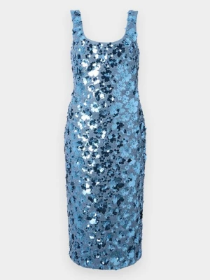 Sukienka koktajlowa Michael Kors niebieski