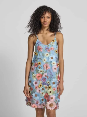 Sukienka koktajlowa na cienkich ramiączkach model ‘FLOWERING’ YAS