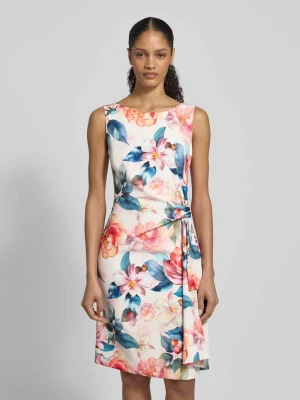 Sukienka koktajlowa o długości do kolan w stylu kopertowym Vera Mont