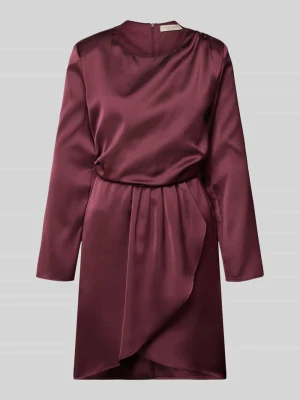 Sukienka koktajlowa o długości do kolan z okrągłym dekoltem RINASCIMENTO