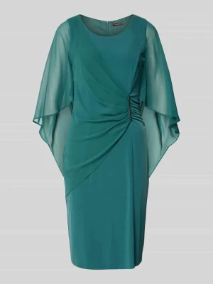 Sukienka koktajlowa o długości do kolan z okrągłym dekoltem Vera Mont