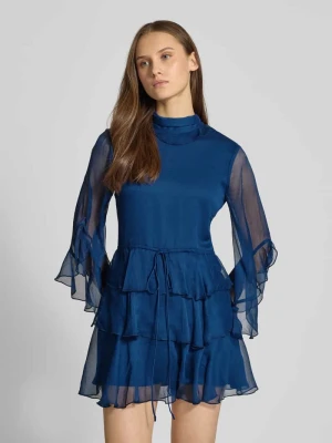 Sukienka koktajlowa o długości mini model ‘NORAH’ bardot