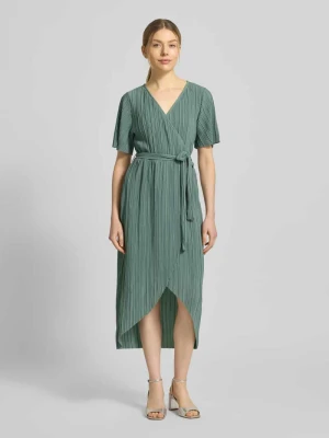 Sukienka koktajlowa o fasonie kopertowym model 'LINDA' YAS