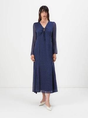 Sukienka koktajlowa Polo Ralph Lauren niebieski