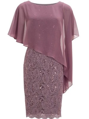 Sukienka koktajlowa Swing mauve