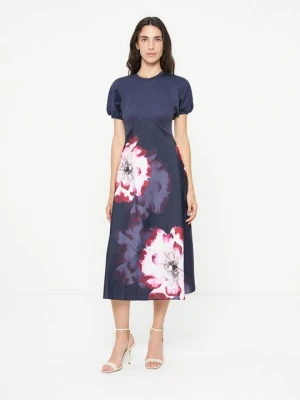 Sukienka koktajlowa Ted Baker granatowy